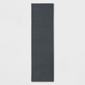 Made By Design - 2'x7' Washable Solid Machine Tufted Runner Rug Gra Gray